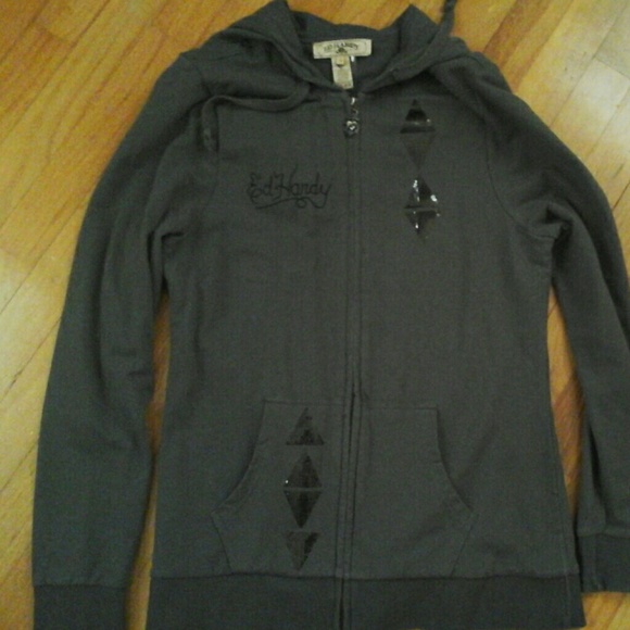 Ed Hardy zipper hoodie - Picture 2 of 4