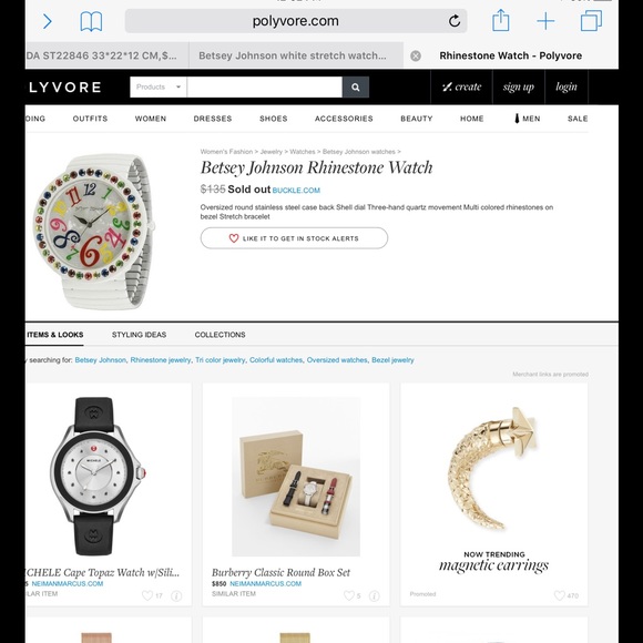 Betsey Johnson Watch⏱???▫️?