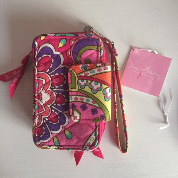 Vera Bradley Smartphone Wristlet 2.0 - Pink Swirls