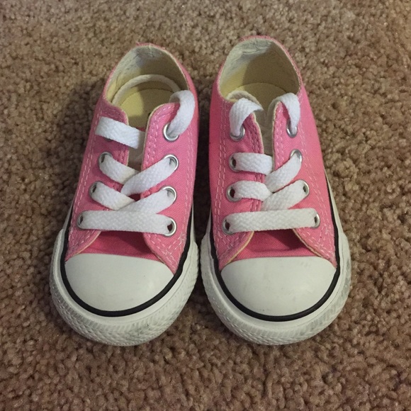 Converse - Baby girl pink converse sneakers size 4 from ...