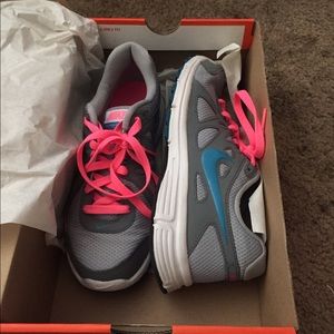 Nike Neon Pink and Gray Revolutions HOUR SALE