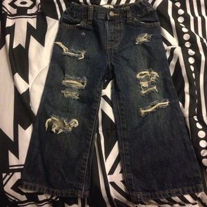 2t distressed children's place jeans
