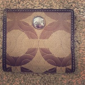 ****Sold****Small coach wallet.