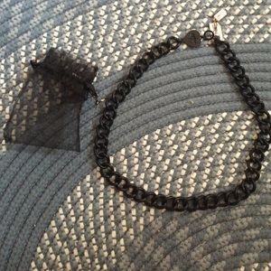 Black chain necklace