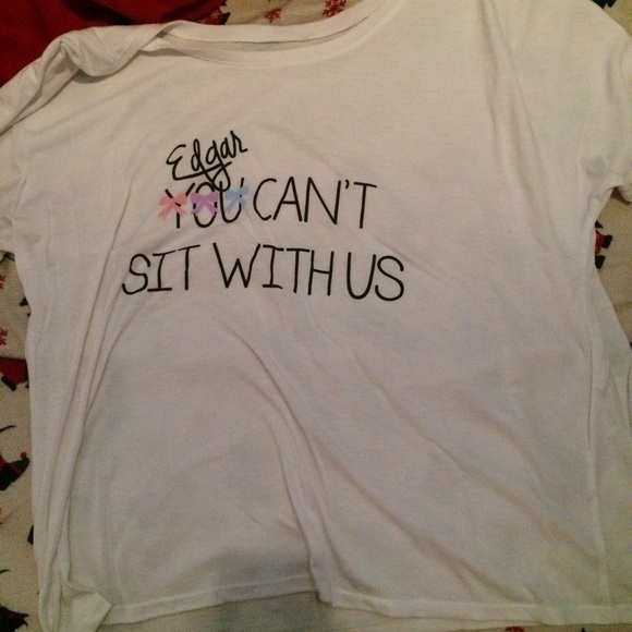 Edgar can't sit with us