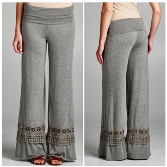 Black Palazzo Pants - Picture 4 of 4