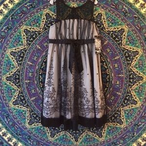 Black formal juniors dress