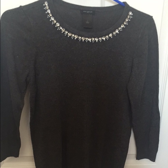 Ann Taylor Dark Grey Sweater