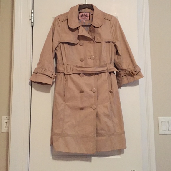 Juicy Couture Trench Coat - Medium