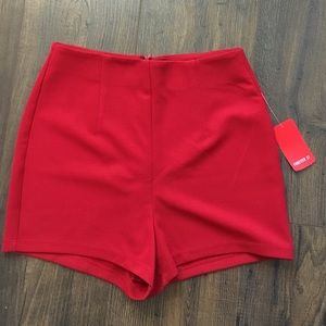 High waisted dress shorts
