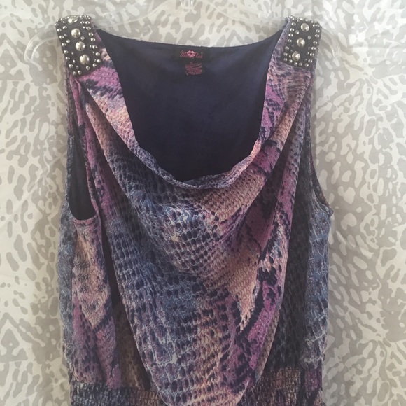 Rainbow Snake Print Dress