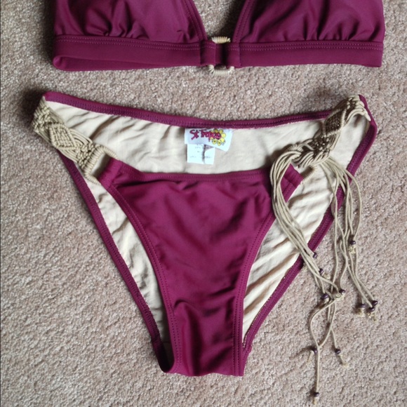 ✨MAROON ST TROPEZ BIKINI✨ - Picture 2 of 4