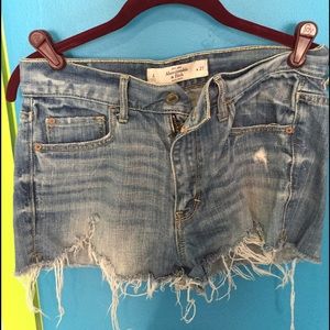 Abercrombie high wasted shorts