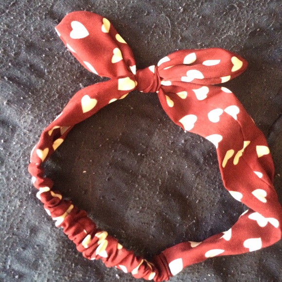 Super Cute Hearts Retro Headband