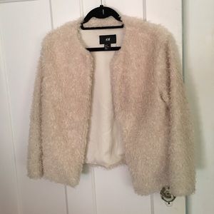 Faux sheepskin jacket