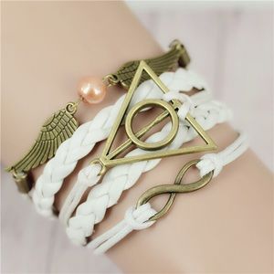 ✨ White Harry Potter Inspired Infinity Bracelet✨