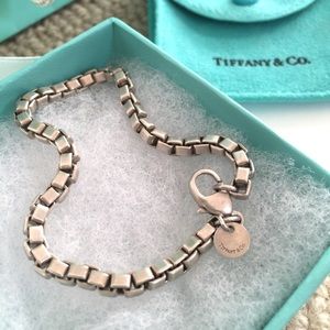 Tiffany Venetian Link bracelet silver w/box & bag!