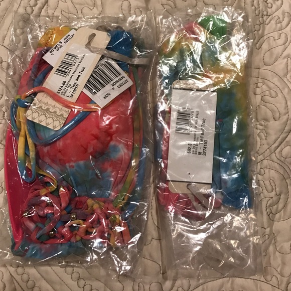 NWT Tied and True Ale by Alessandra Tie dye bikini - Picture 3 of 4