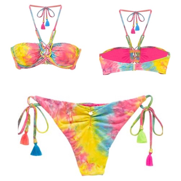 NWT Tied and True Ale by Alessandra Tie dye bikini - Picture 2 of 4