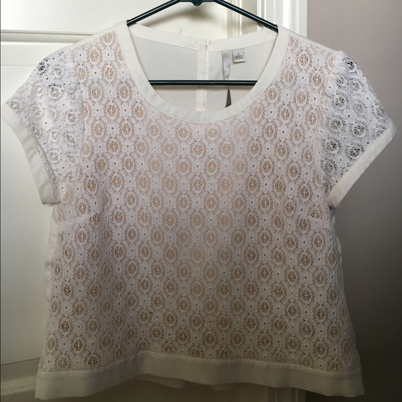Cream Lace Blouse