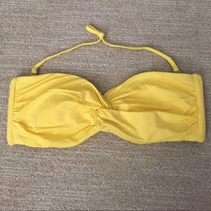 Yellow Bandeau Top