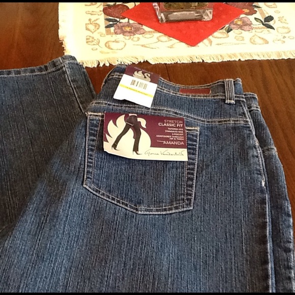 Gloria Vanderbilt NWT sz 14 Long Classic Fit Jeans