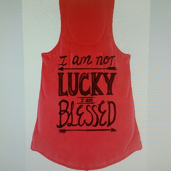 Ladies blessed tank top
