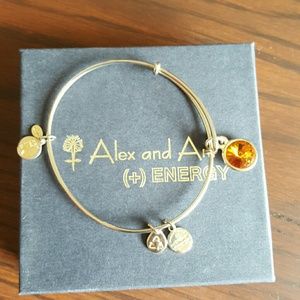 Birthstone Expandable Wire Bangle
