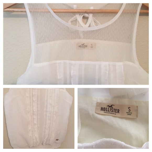 💐bundled💐Pretty White Peasant Top - Picture 4 of 4