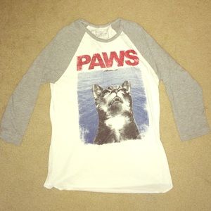 Riot society paws baseball tee