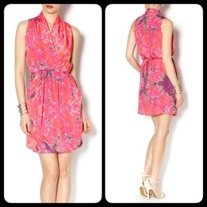 ✂️Price Reduction✂️ Pink Print Wrap Dress