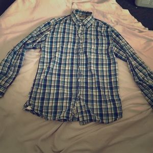 Mens Medium Faded Glory Dress Shirt
