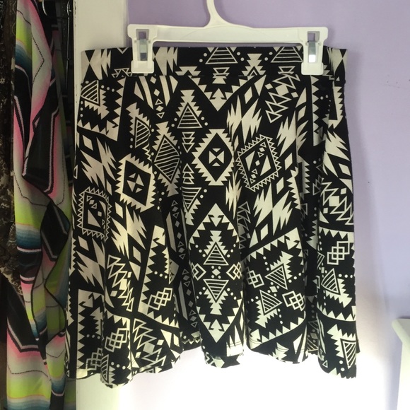 VS PINK tribal skater skirt