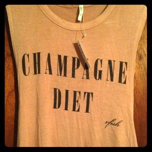 Size large backless tank.