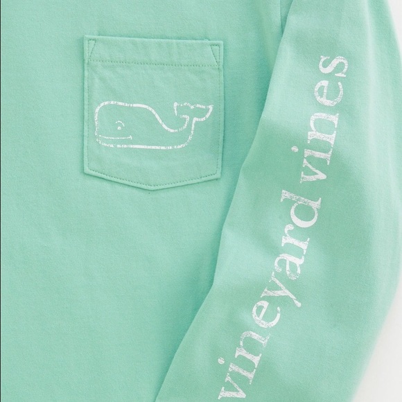 Mint green long sleeved shirt