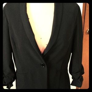 Stoosh black rushed sleeve blazer Junior XL