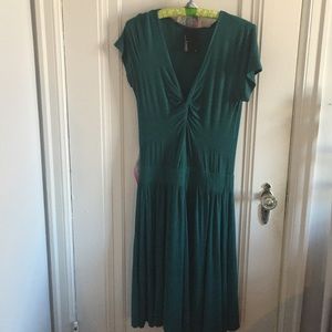 Anthropologie Green-Blue T-Shirt dress