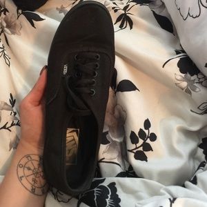 Black Vans Size 8