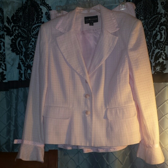 Pink Womens 2 piece Suit (Skirt) Plus Size