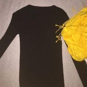 Long sleeve thin sweater 100% wool