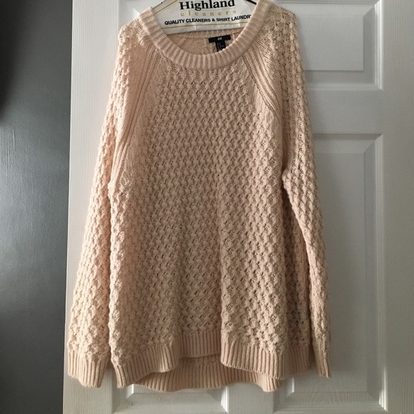 H&M over sized Peachy/Pink sweater