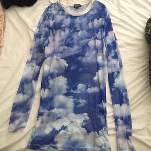 Mesh cloud dress