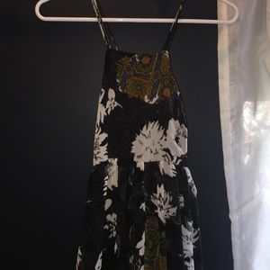 Topshop Moroccan floral high neck maxi dress