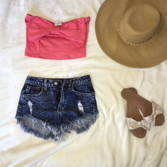 bandeau bow top