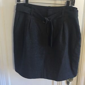 Banana Republic size 8 wool skirt in charcoal