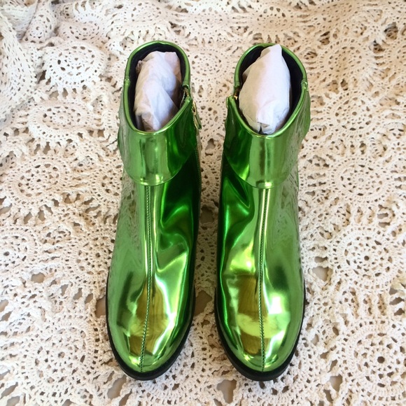 LAST PAIR🌸FINAL PRICE🌸Metallic green boots - Picture 2 of 4