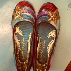 Irregular Choice galaxy flats size 38