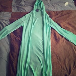 Cute teal dressy over layer