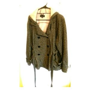 New look cotton-blend peacoat