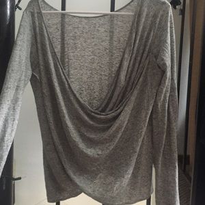 Open back shirt